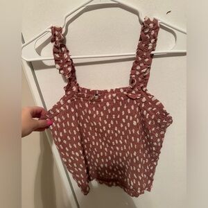 Abercrombie crop stretch tank